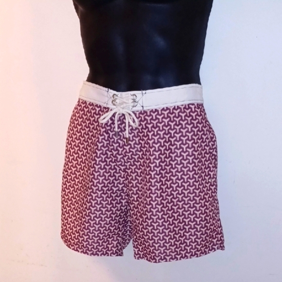 Mr. Swim Swimming Trunks with Drawstring Waistband, Size 34 - Picture 2 of 7